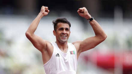 قهرمانی سریع ترین مرد افغانستان در مسابقات باشگاه های ایران