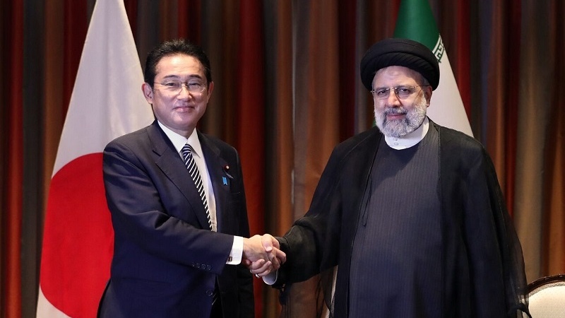 یو این جی اے کے موقع پر صدر ایران اور جاپانی وزیر اعظم کی ملاقات