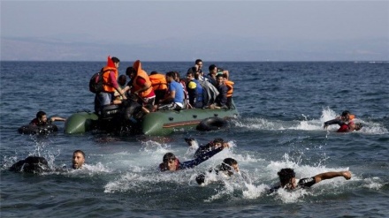 شام؛ ساحل کے قریب 150 مہاجرین کی حامل کشتی ڈوب گئی