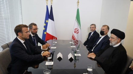 رئیسی اور میکرون کی ملاقات؛ معاہدہ کے لئے ایران ٹھوس ضمانت کا خواہاں (ویڈیو)
