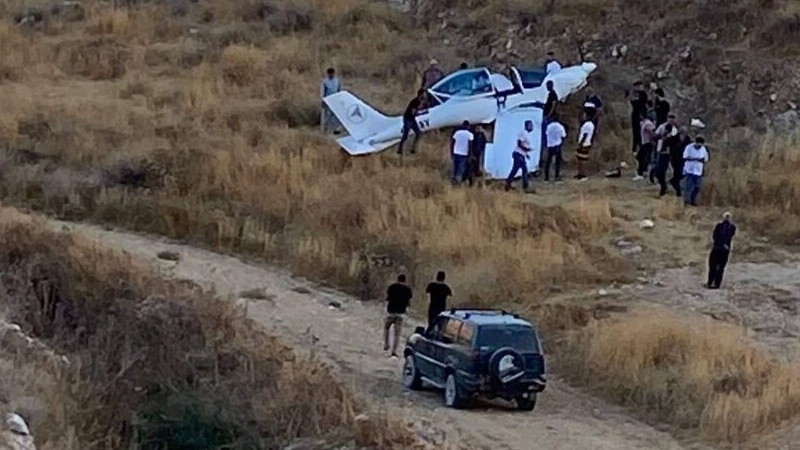 اسرائیل کا طیارہ غرب اردن میں تباہ