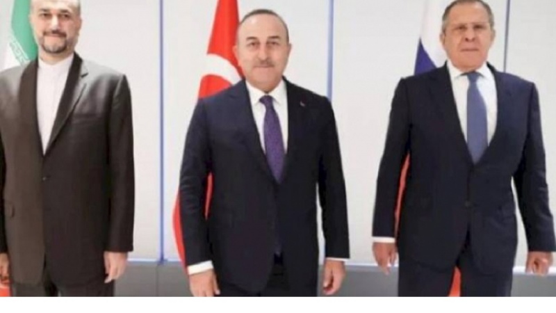 İran, Türkiyə və Rusiyanın XİN rəhbərləri görüşüb