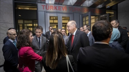  Serokomarê Tirkiyeyê ji bo beşdariya li Lijneya Giştî ya 77emîn a NYê gihîşte Amerîkayê
