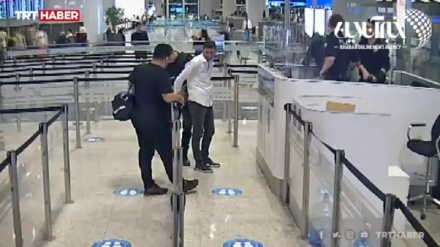 ائیرپورٹ پر دہشت گرد کی گرفتاری+ ویڈیو