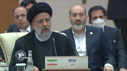 شنگھائی اجلاس سے صدر ایران کا خطاب، منصفانہ عالمی نظام کے قیام پر زور 