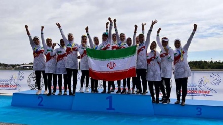 ڈریگن بوٹ ریس میں ایران کا تیسرا گولڈ میڈل 
