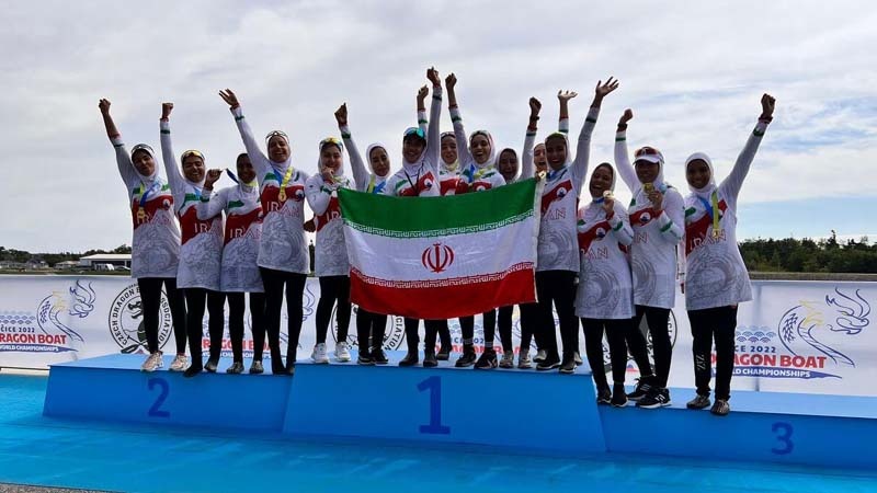 ڈریگن بوٹ ریس میں ایران کا تیسرا گولڈ میڈل 