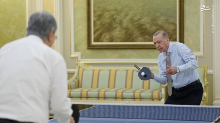 ترکیہ اور قزاقستان کے سربراہوں کا ٹیبل ٹینس+ ویڈیو