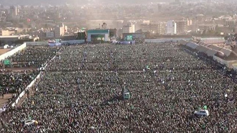یمن میں لاکھوں لوگوں کی جشن میلاد پیامبر اکرم ص میں شرکت