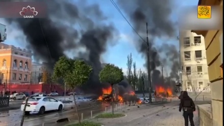 یوکرین کے مختلف علاقوں پر روس کے حملے جاری، دھماکوں سے شھر لرز رہے ہیں