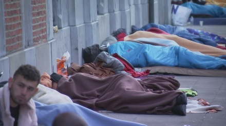 Azilanti spavaju na ulicama Brisela