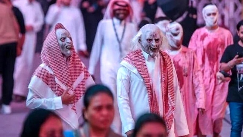 سعودی میں شیطان پرستوں کا جشن ھالووین منایا جا رہا ہے