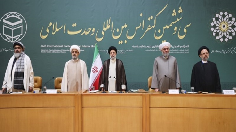  تہران میں 36 ویں بین الاقوامی وحدت اسلامی کانفرنس کا آغاز 