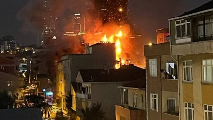 استنبول، استنبول عمارت میں دھماکہ+ ویڈیو
