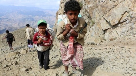 سعودی بارودی سرنگوں کا شکار ہوتے یمنی معصوم