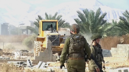 ایک اور فلسطینی کا آشیانہ تباہ کر دیا گیا (ویڈیو)