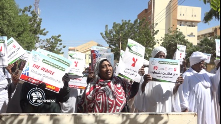 سوڈان میں متحدہ عرب امارات کے خلاف مظاہرہ (ویڈیو)