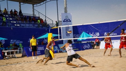 بیچ والیبال ایشین مقابلے، ایران کی ٹیم کوارٹر فائنل میں 