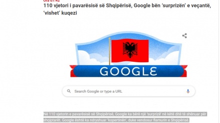 110 vjetori i pavarësisë së Shqipërisë, Google bën ‘surprizën’ e veçantë