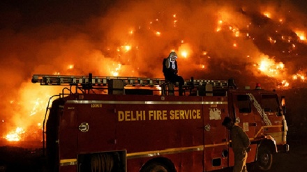 دہلی میں بھیانک آتشزدگی