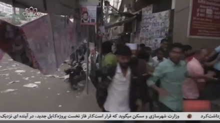 درگیری میان پولیس بنگلادش و معترضان ضد دولتی