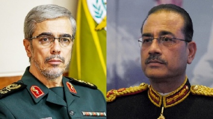 ایران کے چیف آف جنرل اسٹاف کی پاکستانی آرمی چیف سے گفتگو