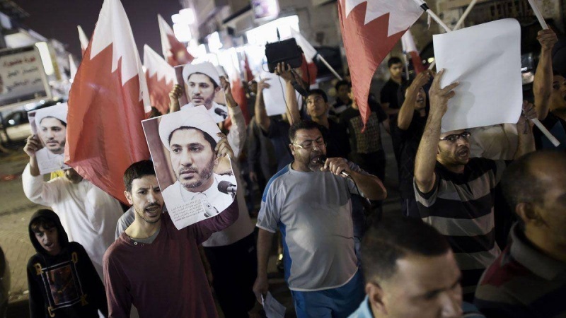 Vazhdon protesta e popullit të Bahrejnit kundër arrestimit të Sheikh Ali Salman