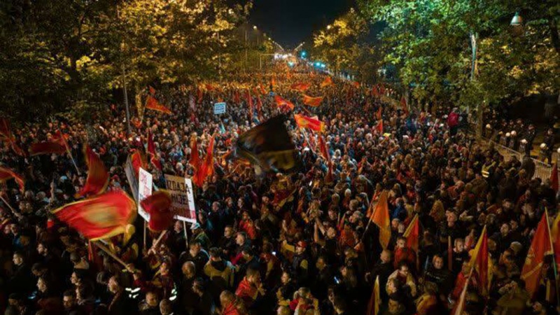 Građani iz svih krajeva Crne Gore na protestu u Podgorici