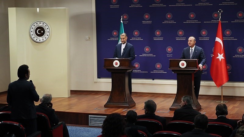 ایران اور ترکی کے وزرائے خارجہ کی مشترکہ پریس کانفرنس
