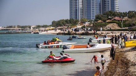 جزیرہ کیش، غیرملکی سیاحوں کے لئے بھی دلچسپی کا مرکز