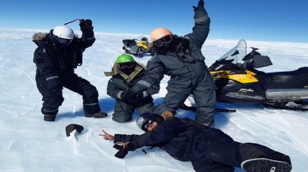 انٹارکٹیکا کی برف سے سات کلوگرام وزنی خلائی پتھر دریافت