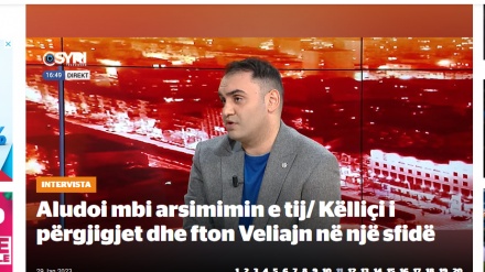 Aludoi mbi arsimimin e tij/ Këlliçi i përgjigjet dhe fton Veliajn në një sfidë 