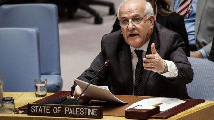 ریاض منصور:غزہ میں صیہونی حکومت کا مقصد، فلسطینی عوام کو ختم کردینا ہے