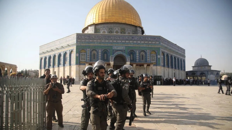 مسجد الاقصی  پر قبضہ کرنے کی صیہونی سازش کبھی کامیاب نہیں ہو گی: فلسطینی تنظیمیں
