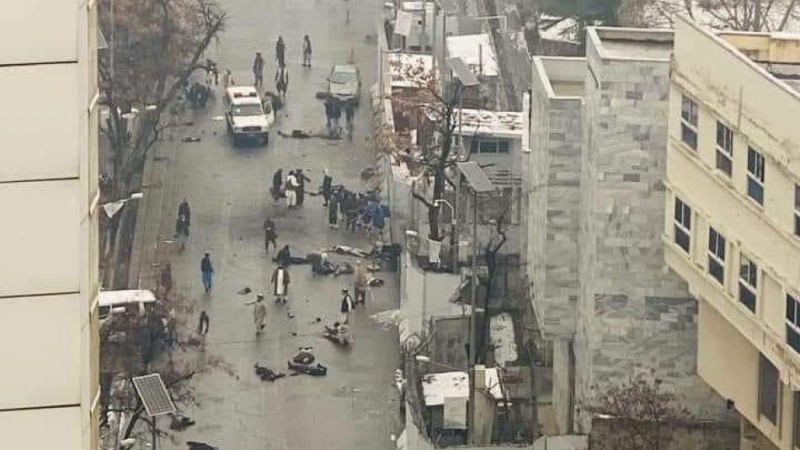 انفجار در مقابل دروازه وزارت خارجه در کابل!