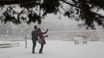 ارومیہ میں موسم سرما کی پہلی برف باری ۔