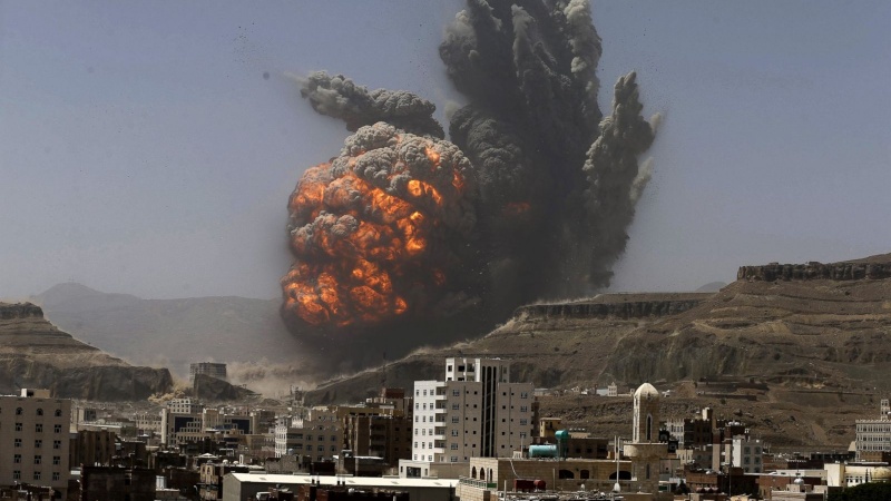 یمن میں صوبے صعدہ پر سعودی اتحاد کی جاری جارحیت 