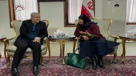 دیدار رزا اتانبایوا با سفیر ایران در کابل!