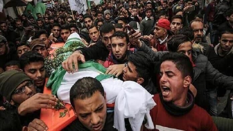 رام اللہ میں فلسطینی جوان کی شہادت