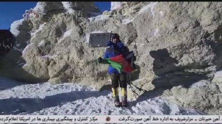 فتح قله دماوند در فصل زمستان توسط تیم کوهنوردی هموطن