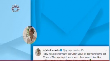 پولنډۍ خبریاله جاګودا ګروندکا وايي چې طالبانو هغه له افغانستانه وشړله