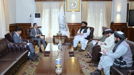  سفیر جاپان در کابل با امیرخان متقی سرپرست وزارت خارجه طالبان دیدار کرد. 