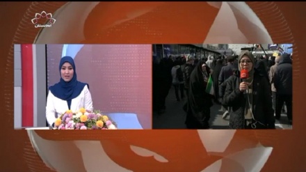 حضور افغانستانی ها در راهپیمایی سالروز انقلاب