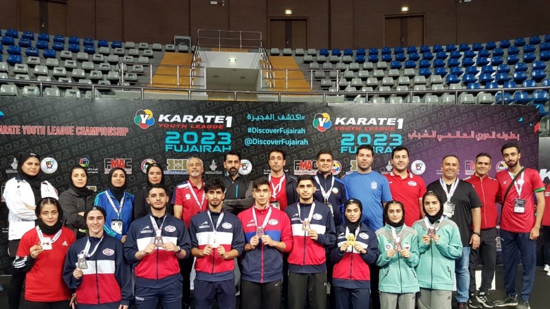 کراٹے کے ایرانی کھلاڑیوں کی عمدہ کارکردگی، 9 میڈل جیتے