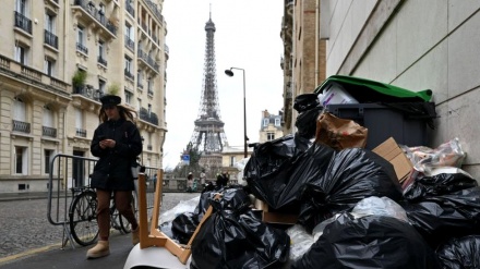 فرانس؛ پیرس کوڑے کی نگری بن گیا (ویڈیو)