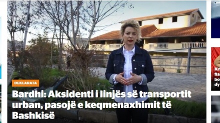 Bardhi: Aksidenti i linjës së transportit urban, pasojë e keqmenaxhimit të Bashkisë 