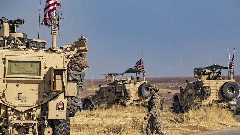 شام میں دہشتگرد امریکی فوجیوں کی مشکوک نقل وحرکت اور کارروائیاں