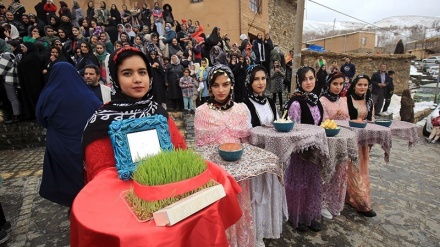 صوبہ ہمدان کے گاؤں حیدری غازی خانی میں جشن نوروزگاہ