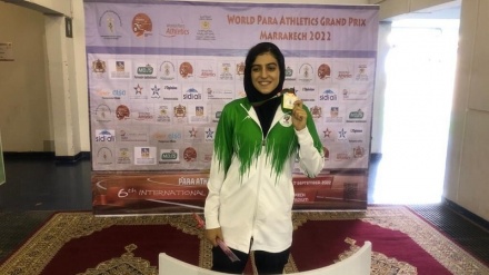 Xatûna nebîna ya îranî mîdaleke zîv di pêşbirkên Imaratê de bi dest xist

