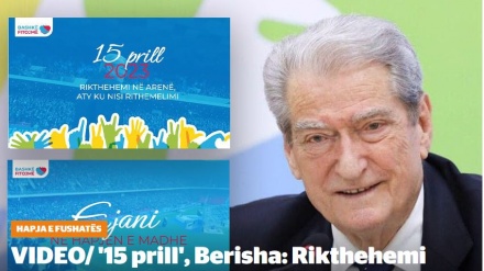 '15 prill', Berisha: Rikthehemi në ‘Arenë’, aty ku nisi Rithemelimi 